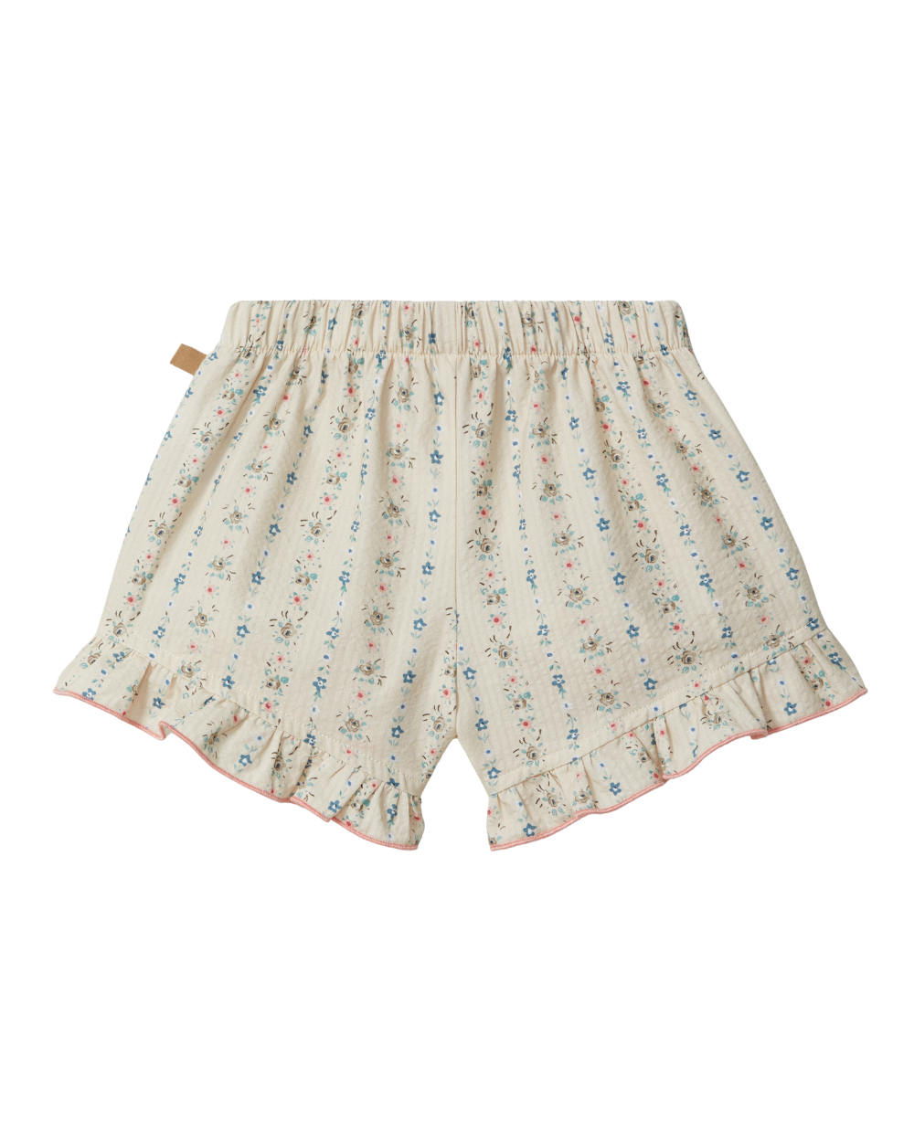 Calções Estampado Floral Folho