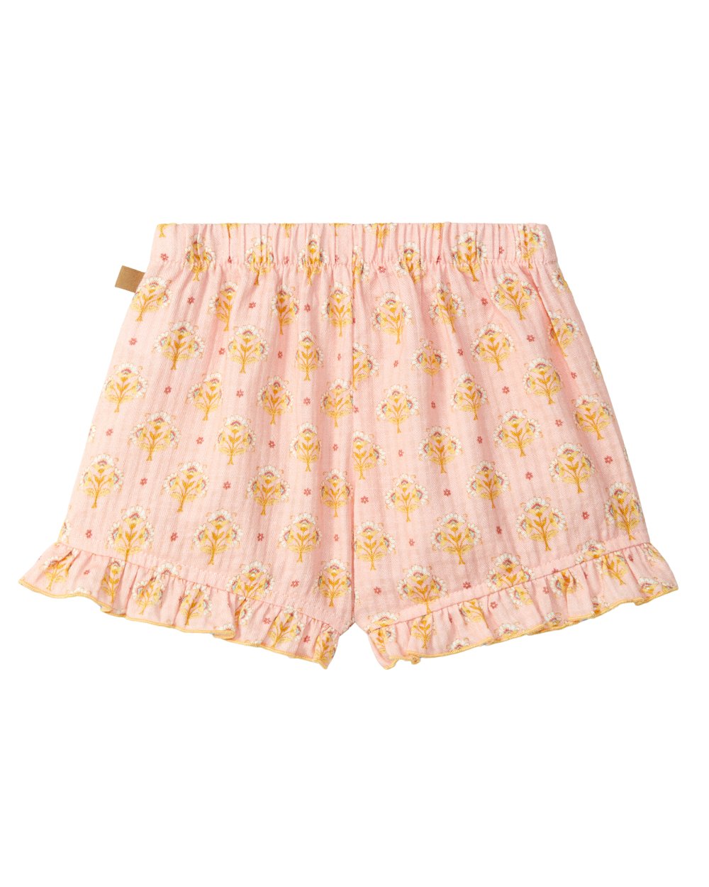 Calções Estampado Floral Folho