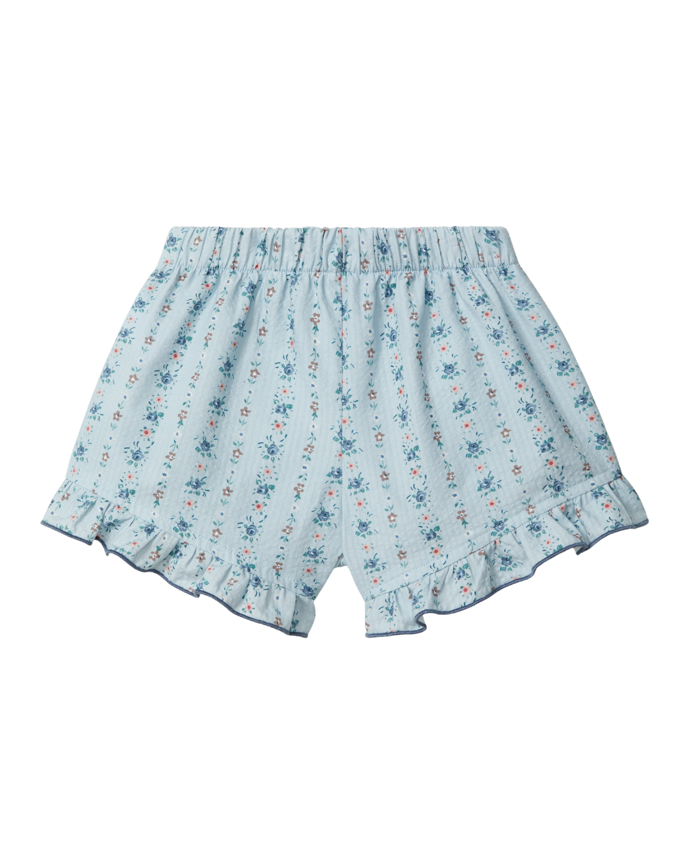 Calções Estampado Floral Folho