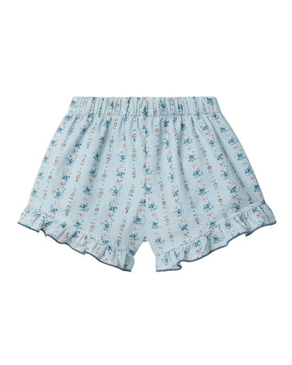 Calções Estampado Floral Folho