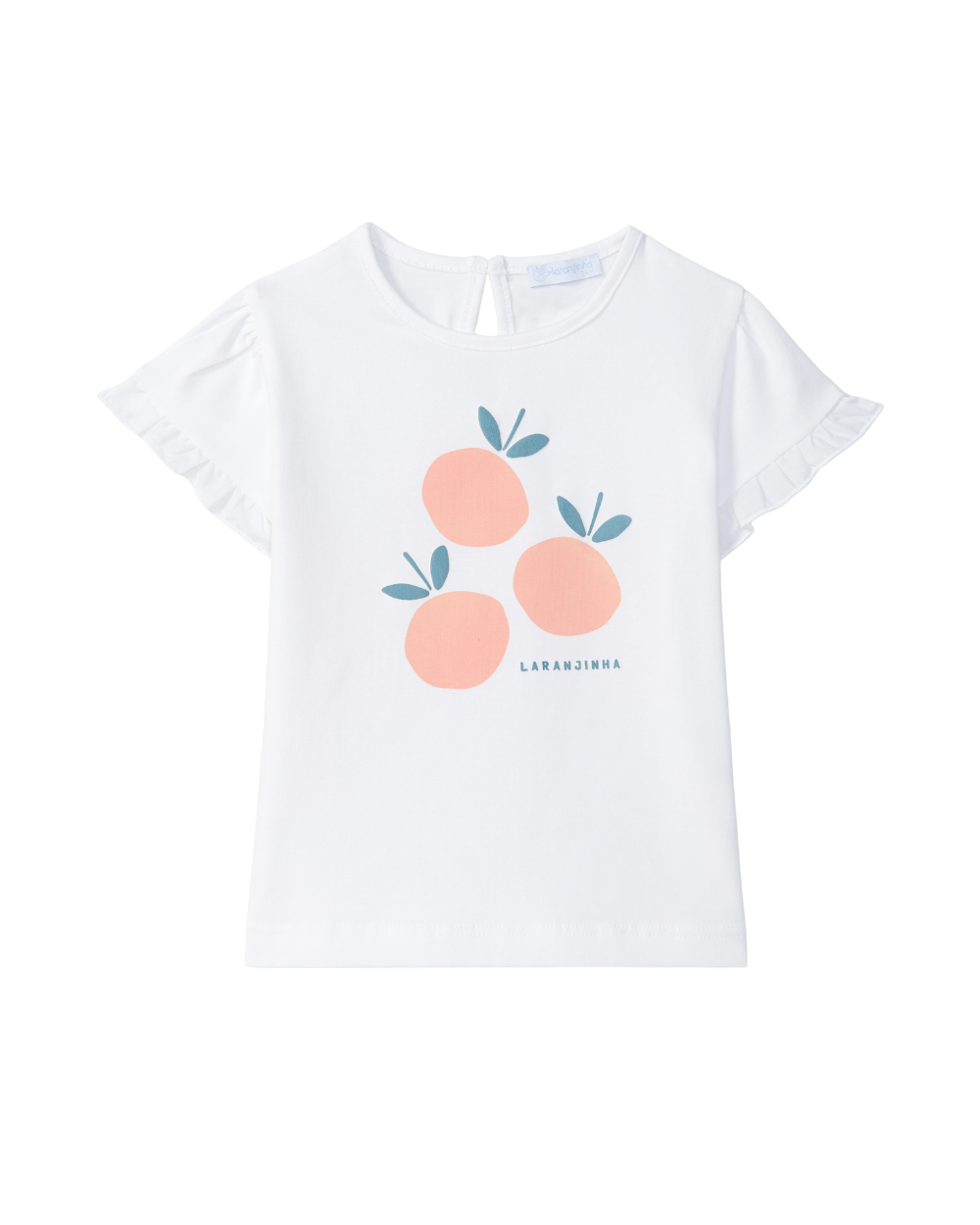 T-shirt Estampada Detalhe em Relevo