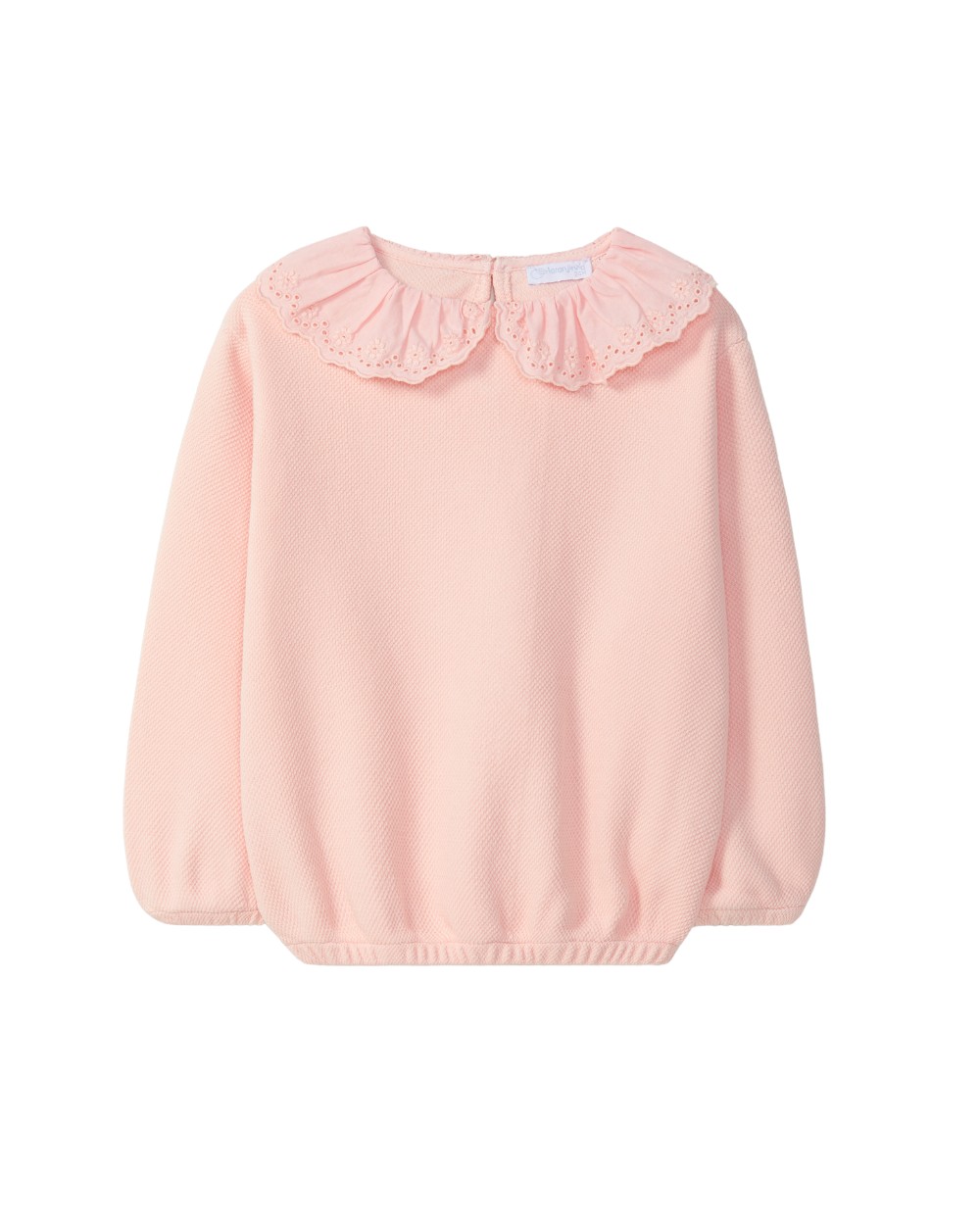 Sweatshirt Piquet com Gola