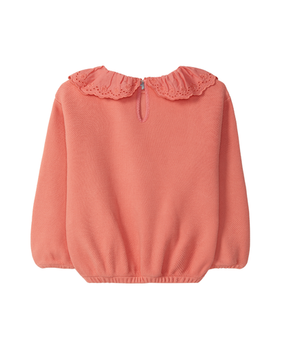 Sweatshirt Piquet com Gola