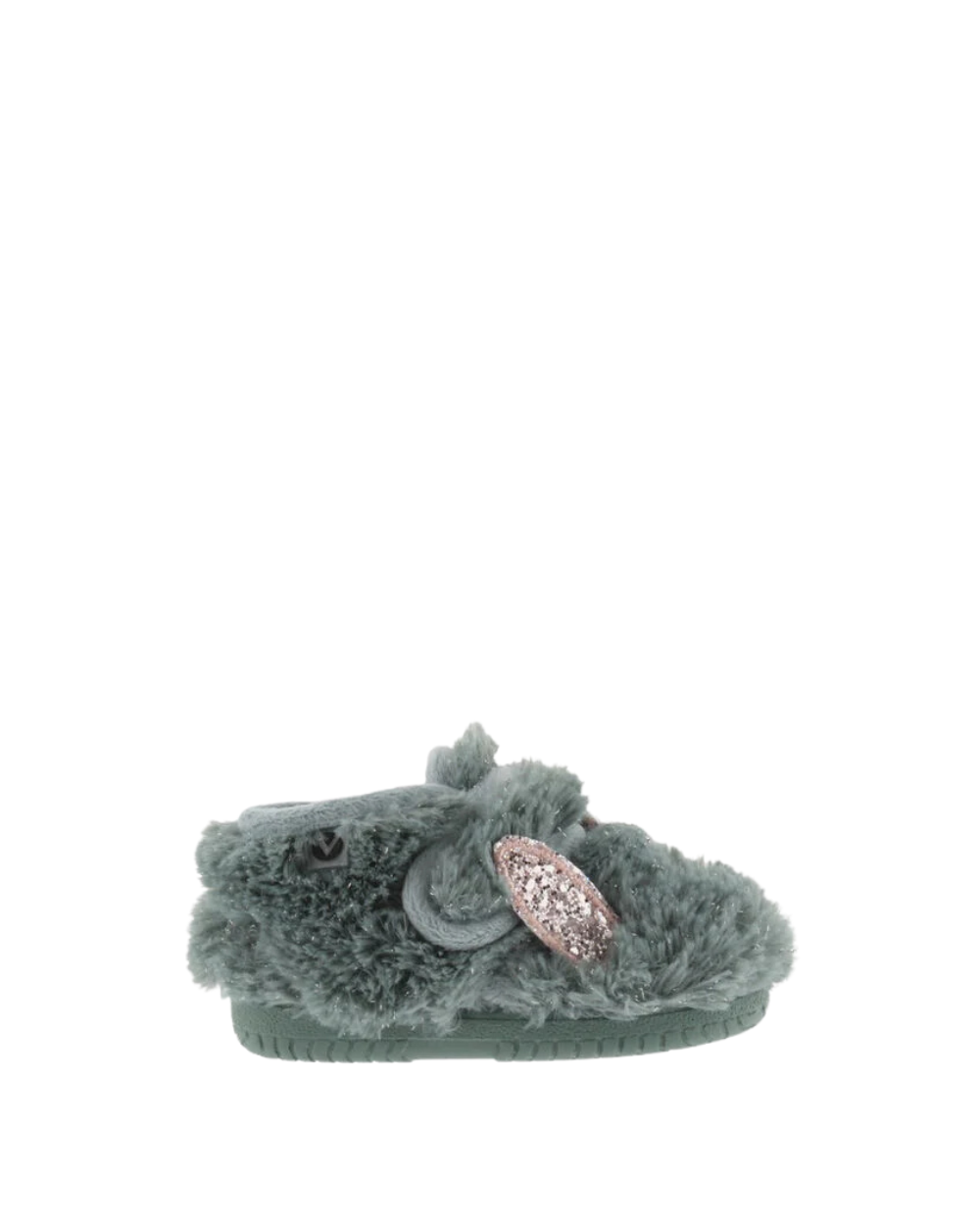 Chaussons en fourrure brillante