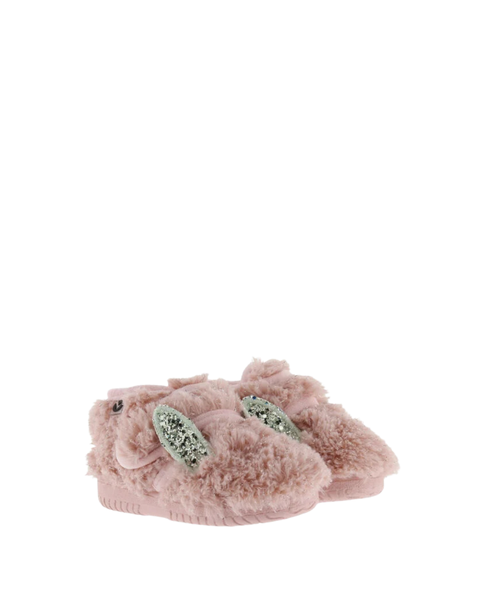 Chaussons en fourrure brillante