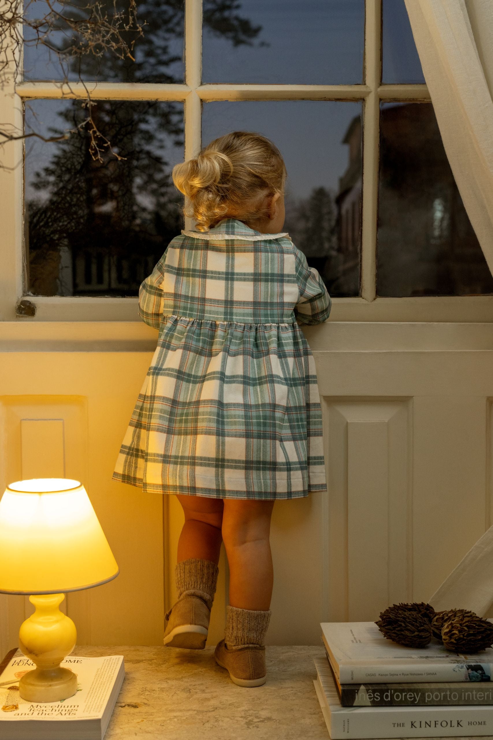 Vestido Bombazine Xadrez