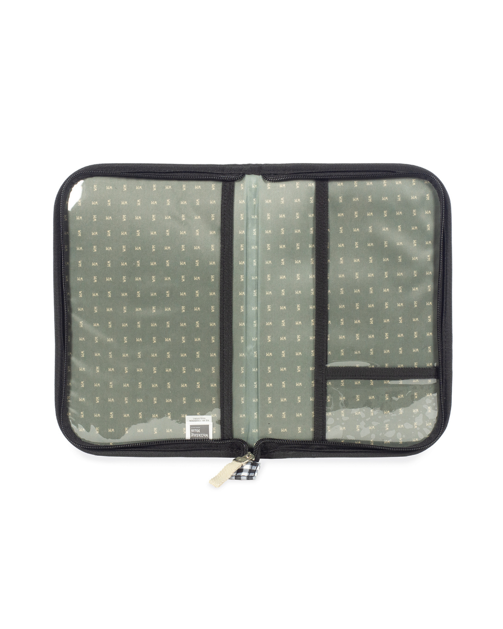 Porta Documentos I Love Vichy Preto