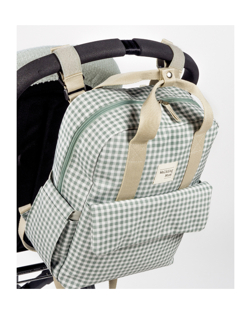 I Love Vichy Green Backpack