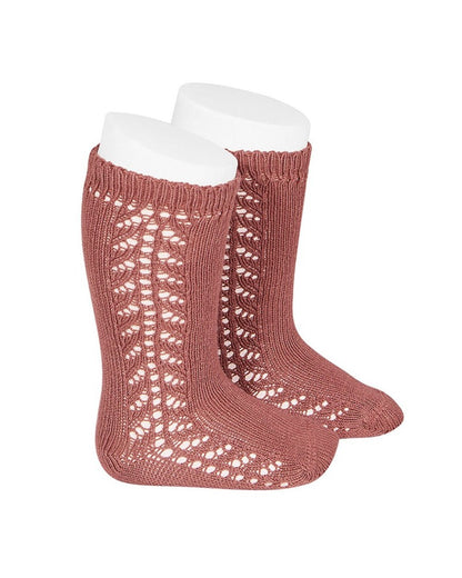 Meia Alta Joelho Rendada