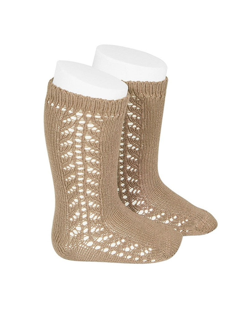 Meia Alta Joelho Rendada