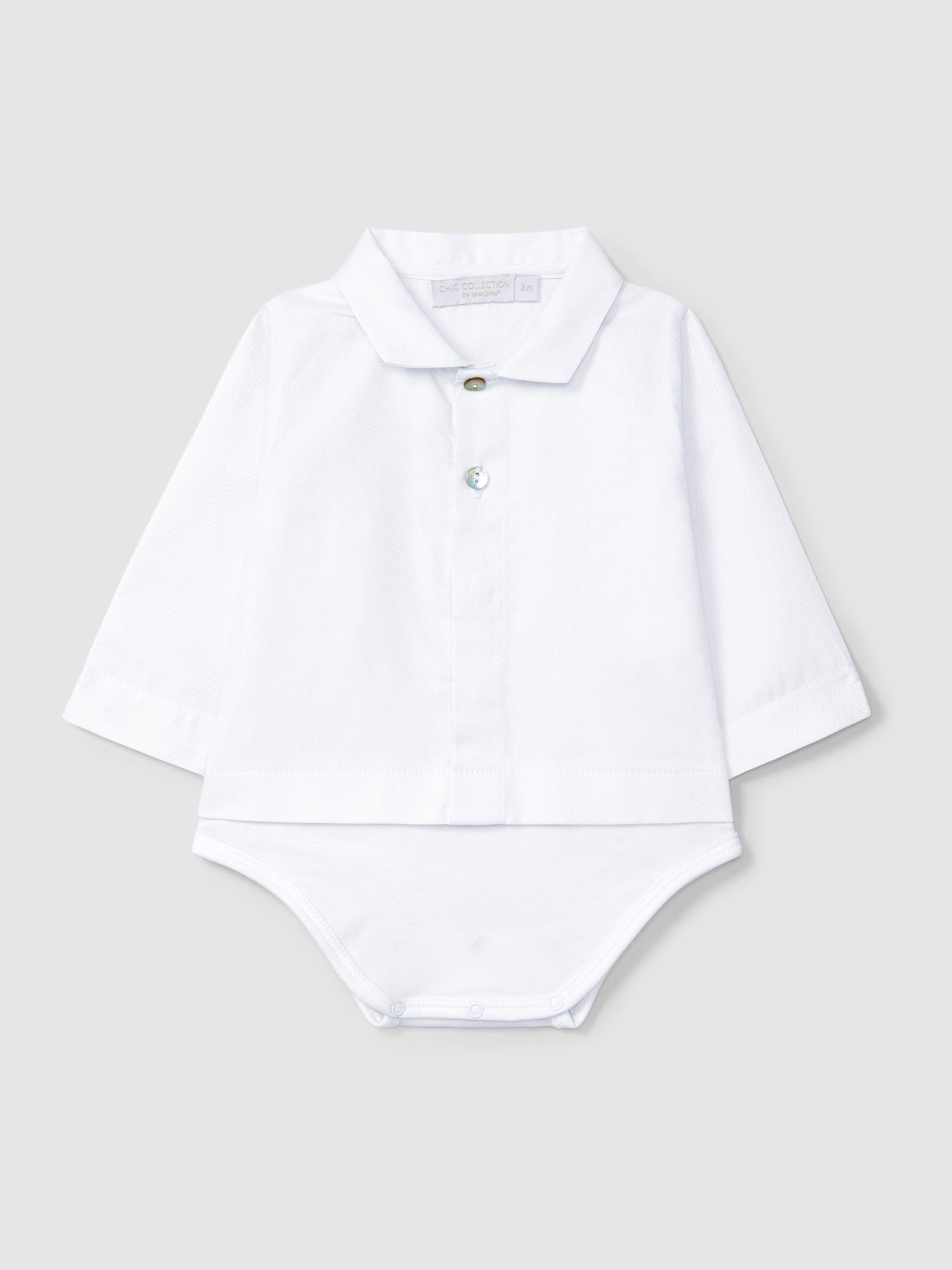Body Camisa Gola Bico