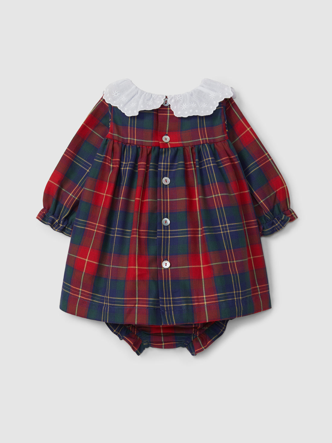 Vestido Xadrez com Tapa Fraldas