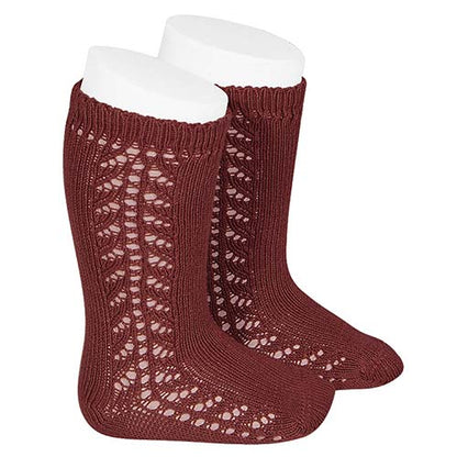 Meia Alta Joelho Rendada