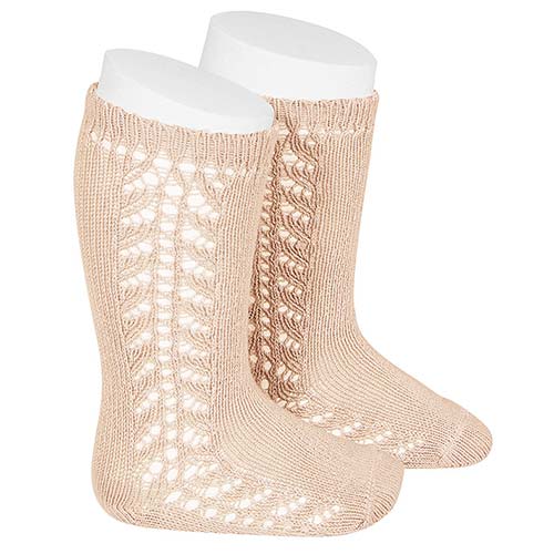 Meia Alta Joelho Rendada