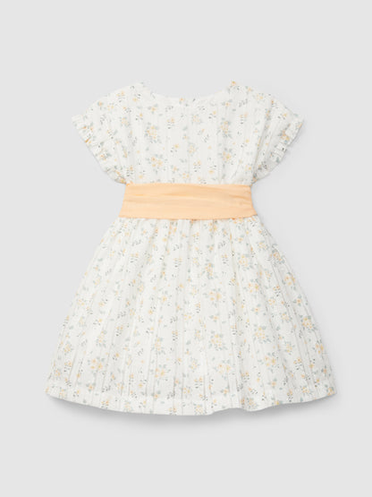 Vestido Plumeti com Estampado Floral