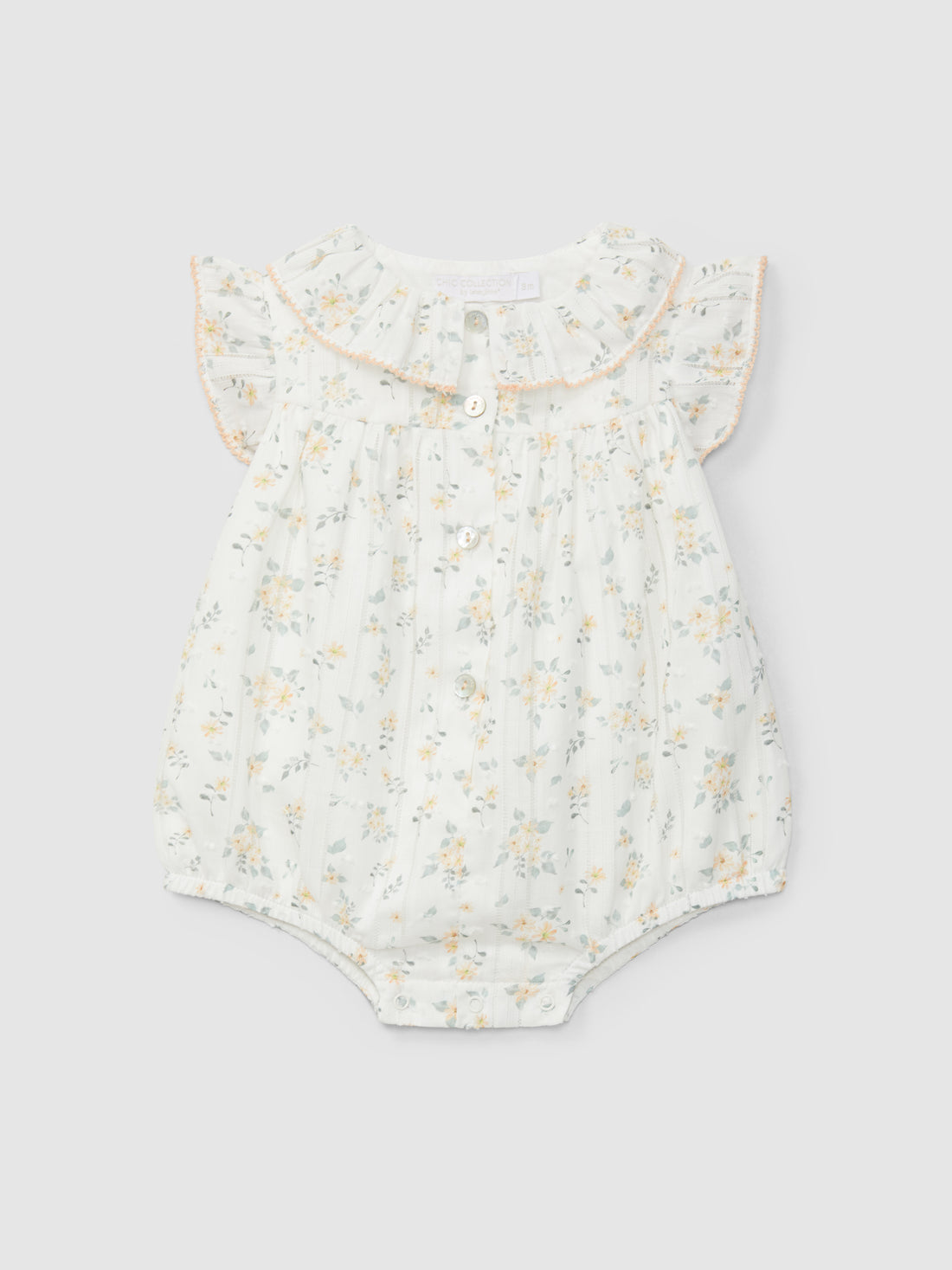 Fofo Plumeti com estampado floral