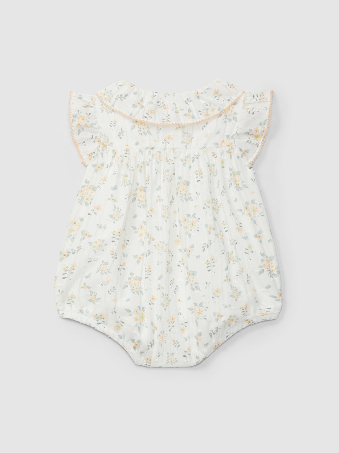 Fofo Plumeti com estampado floral