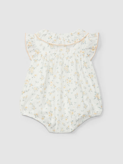 Fofo Plumeti com estampado floral