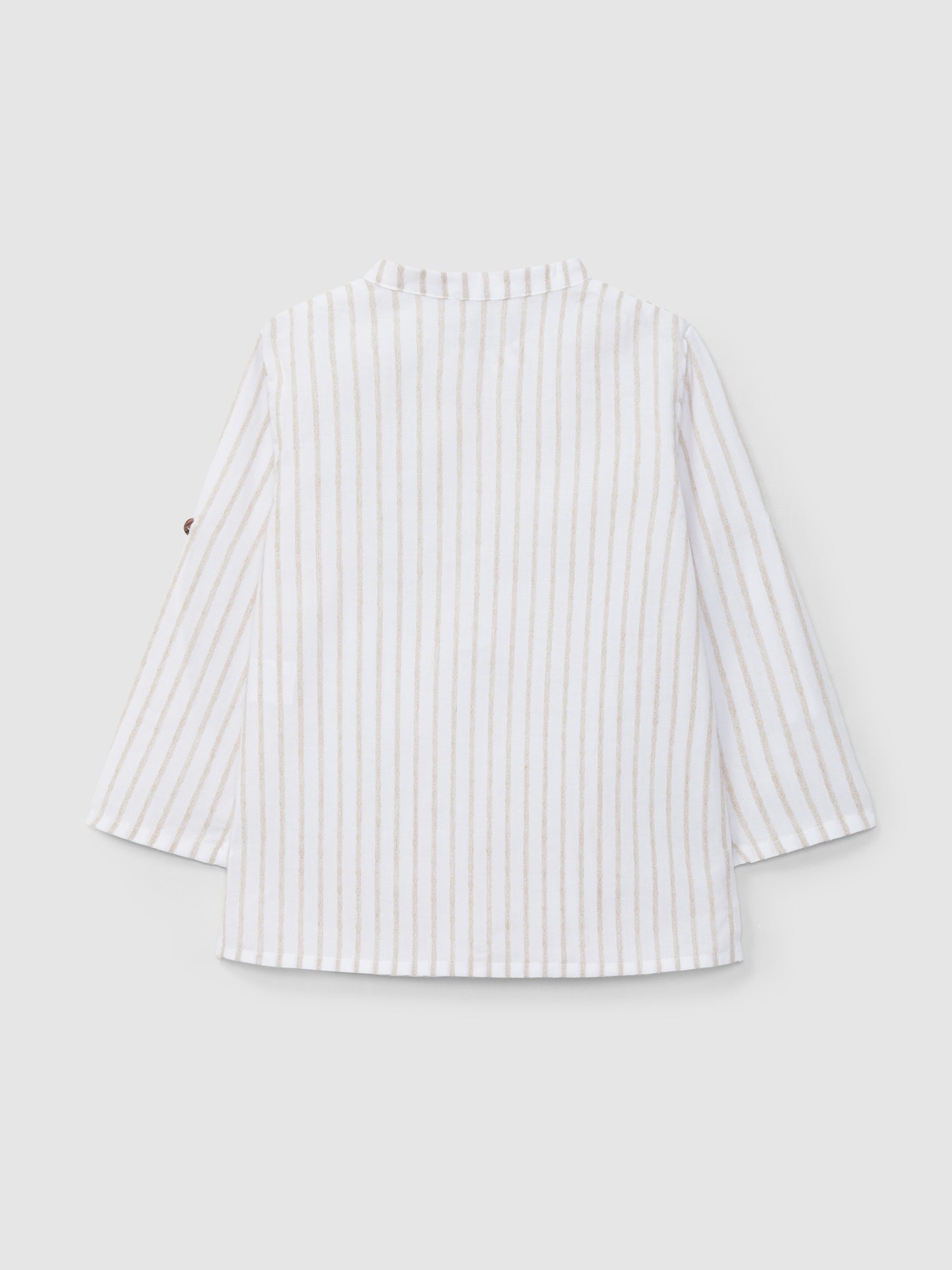 Camisa Gola Mao Riscas em Relevo
