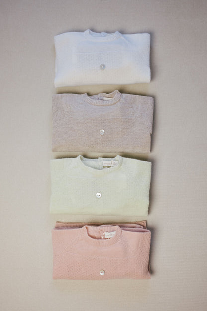 Camisola Tricotada em Lã Merino e Caxemira