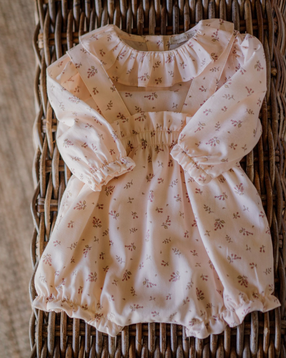 Body Blusa Florido em Algodão Orgânico
