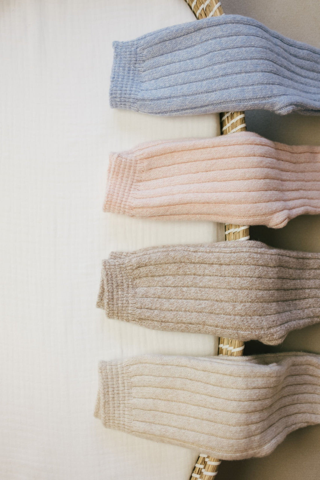 Pantalon tricoté en laine mérinos