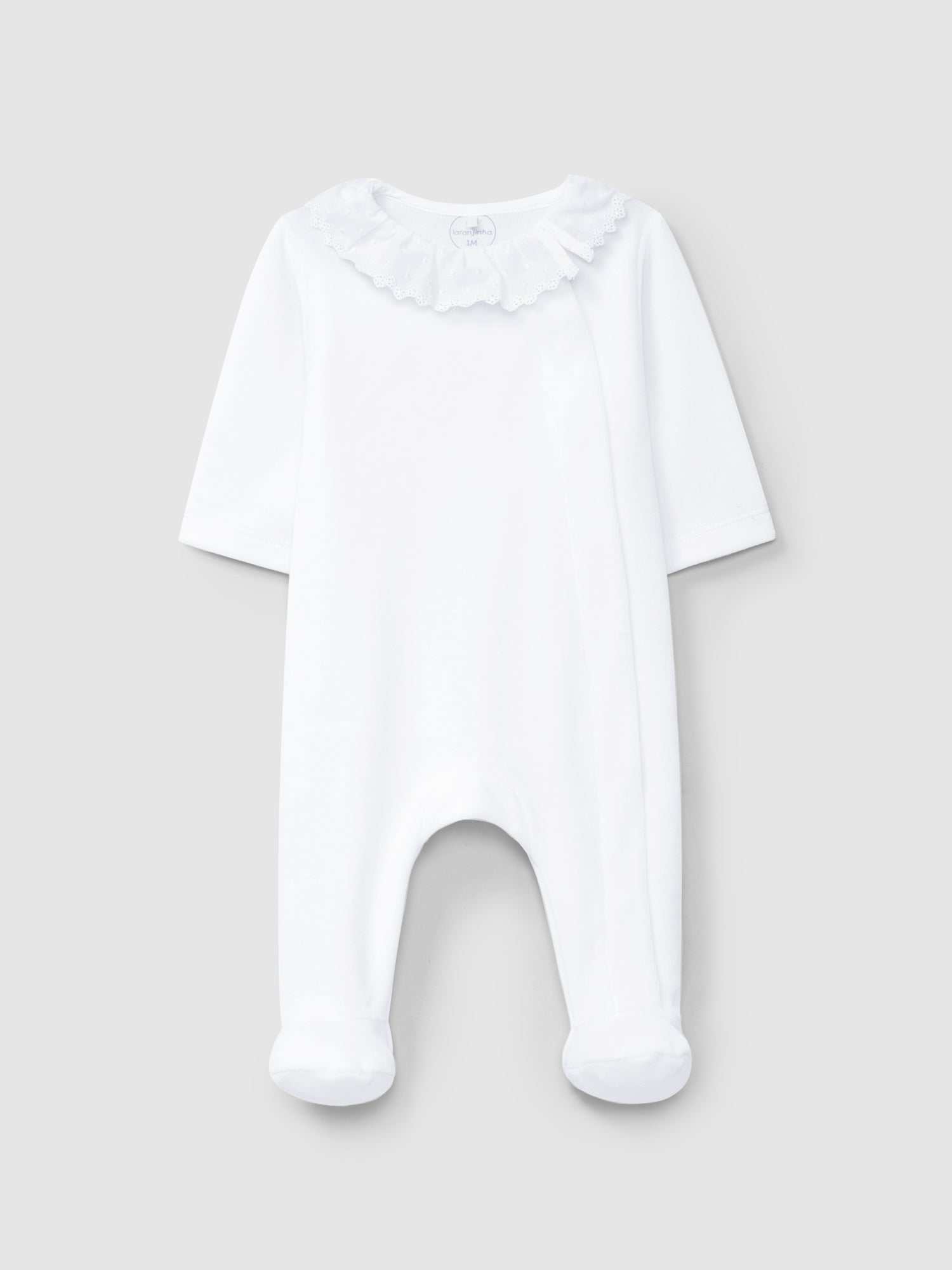 Babygrow Gola de Folho Bordado