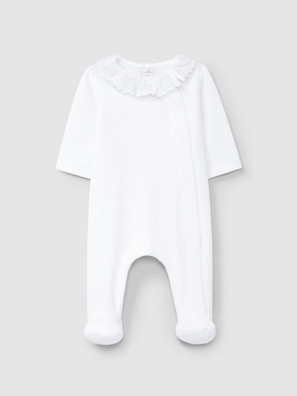 Babygrow Gola de Folho Bordado