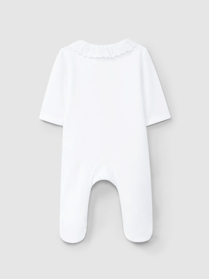 Babygrow Gola de Folho Bordado