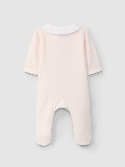 Babygrow Gola de Folho Bordado