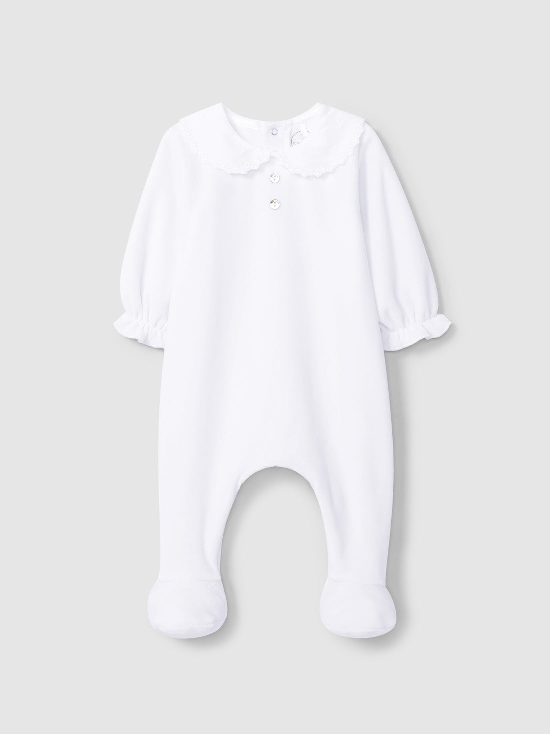 Embroidered Round Neck Babygrow