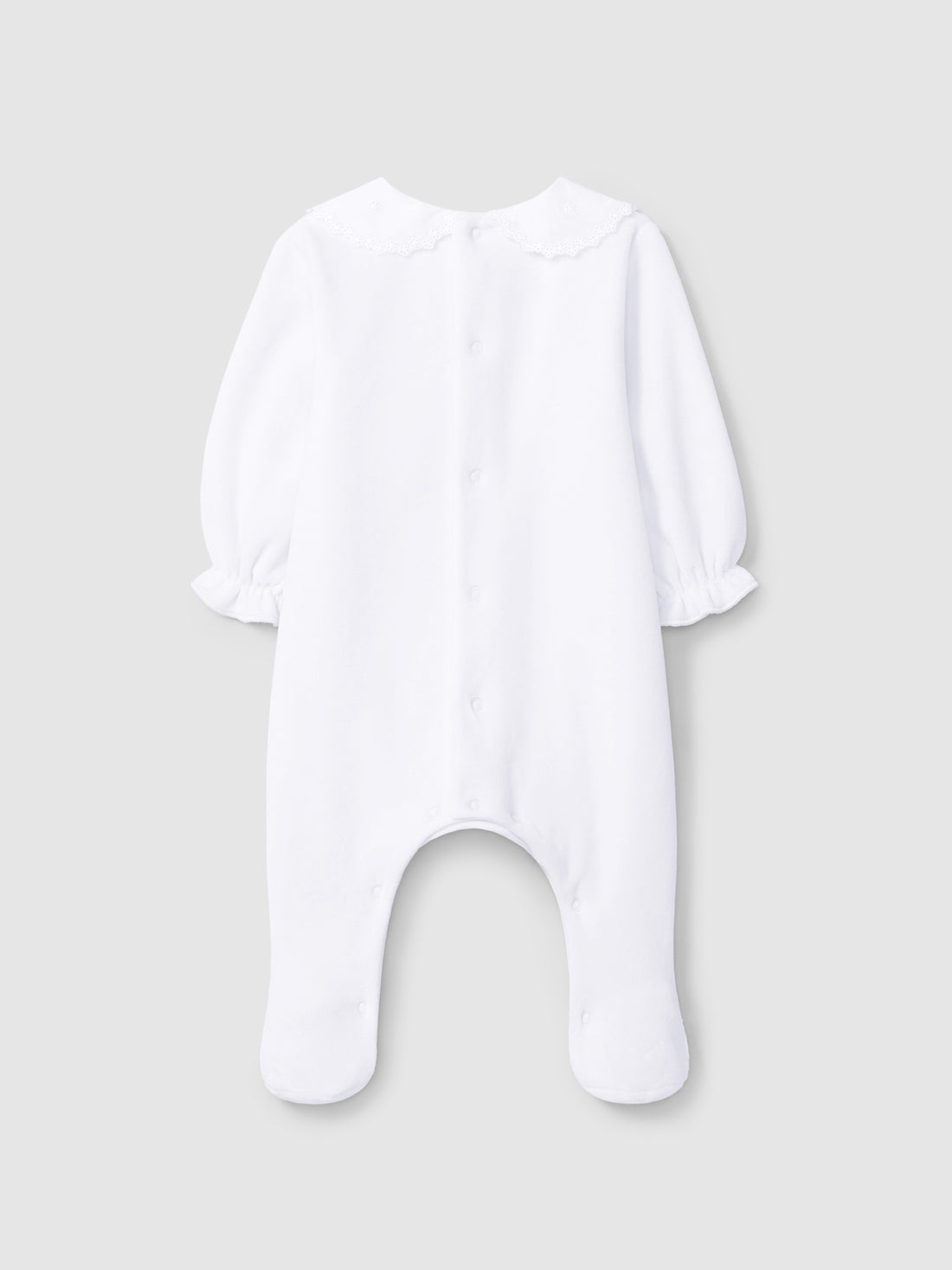Embroidered Round Neck Babygrow