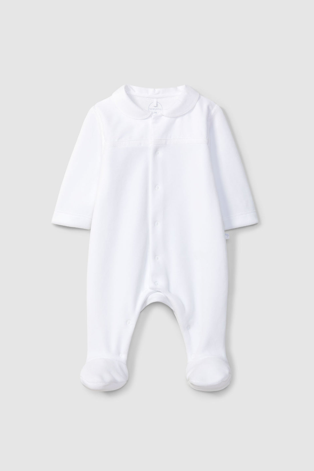 Babygrow Veludo Fita Bordada