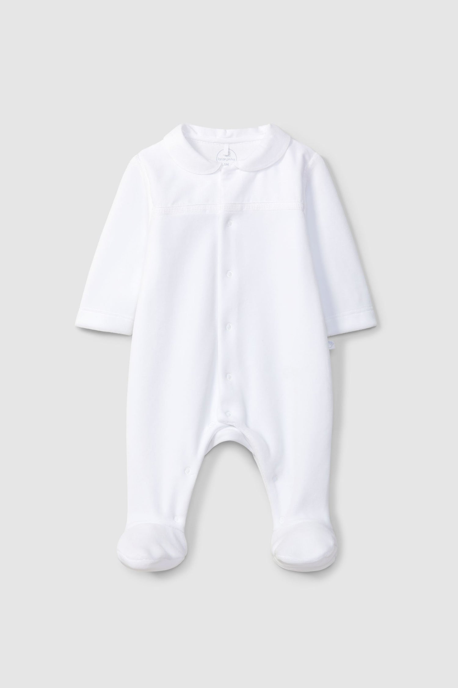Babygrow Veludo Fita Bordada