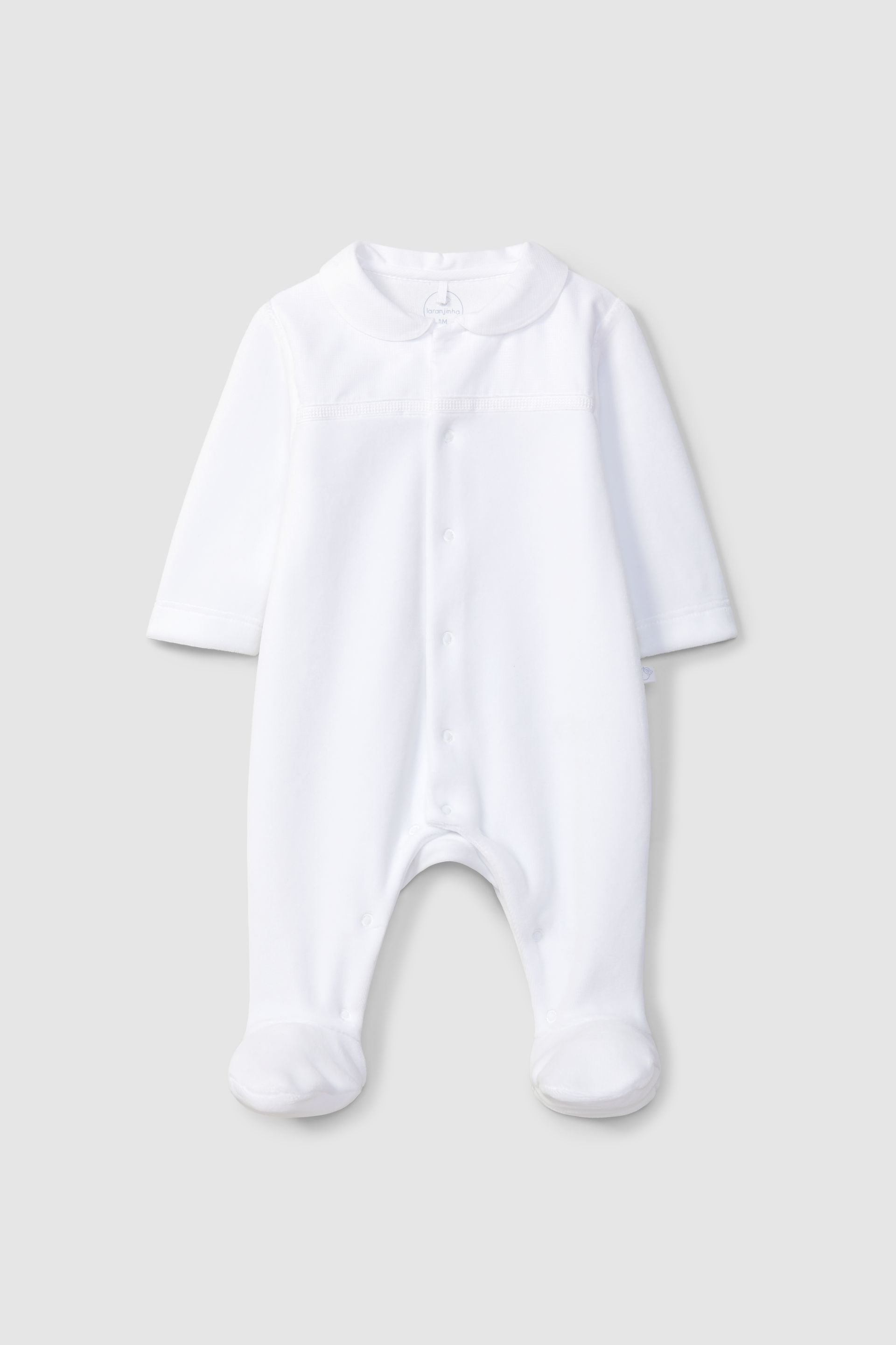 Babygrow Veludo Fita Bordada
