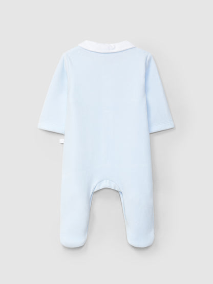Babygrow Veludo Fita Bordada