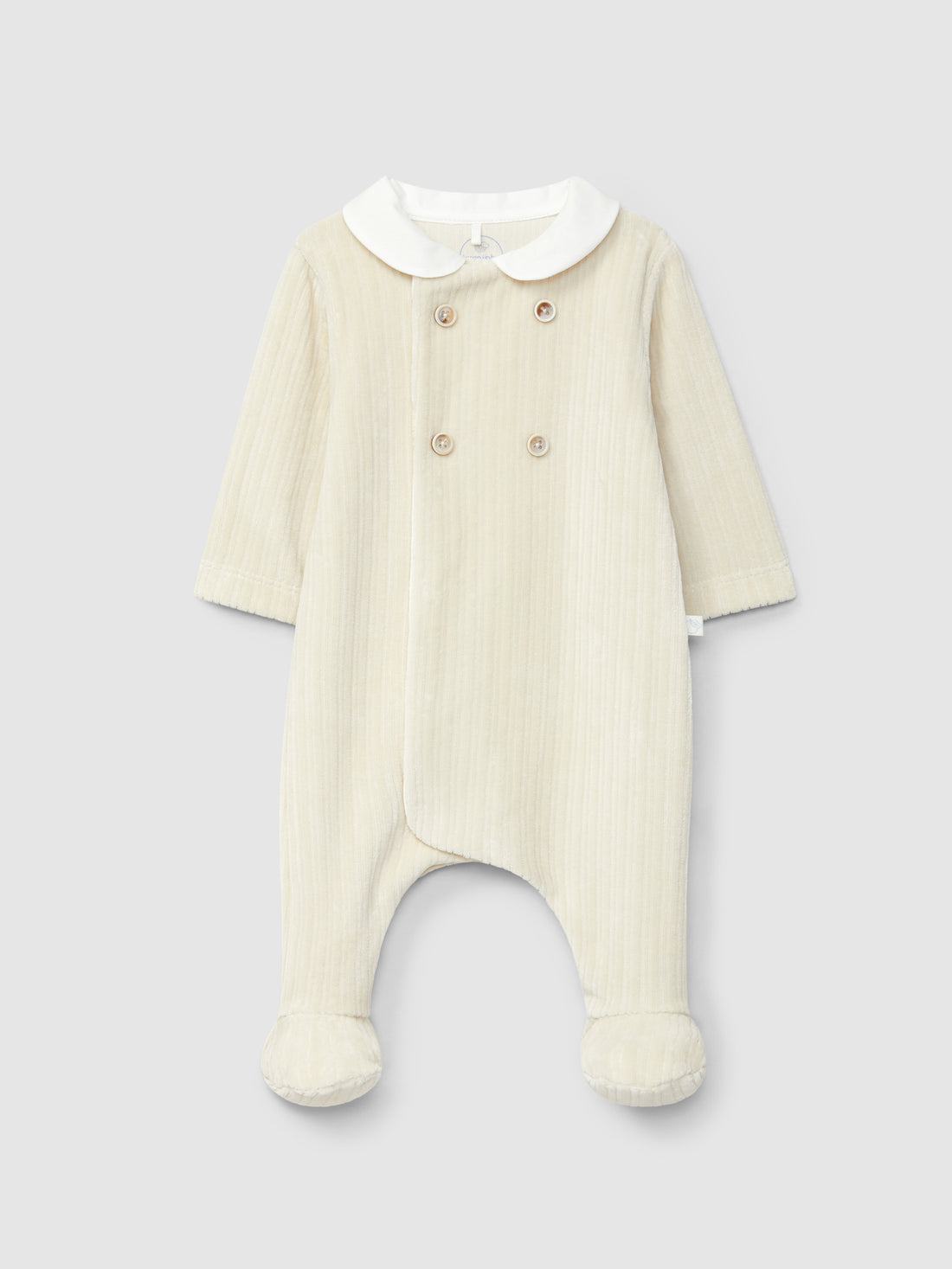 Babygrow Veludo Canelado Botões
