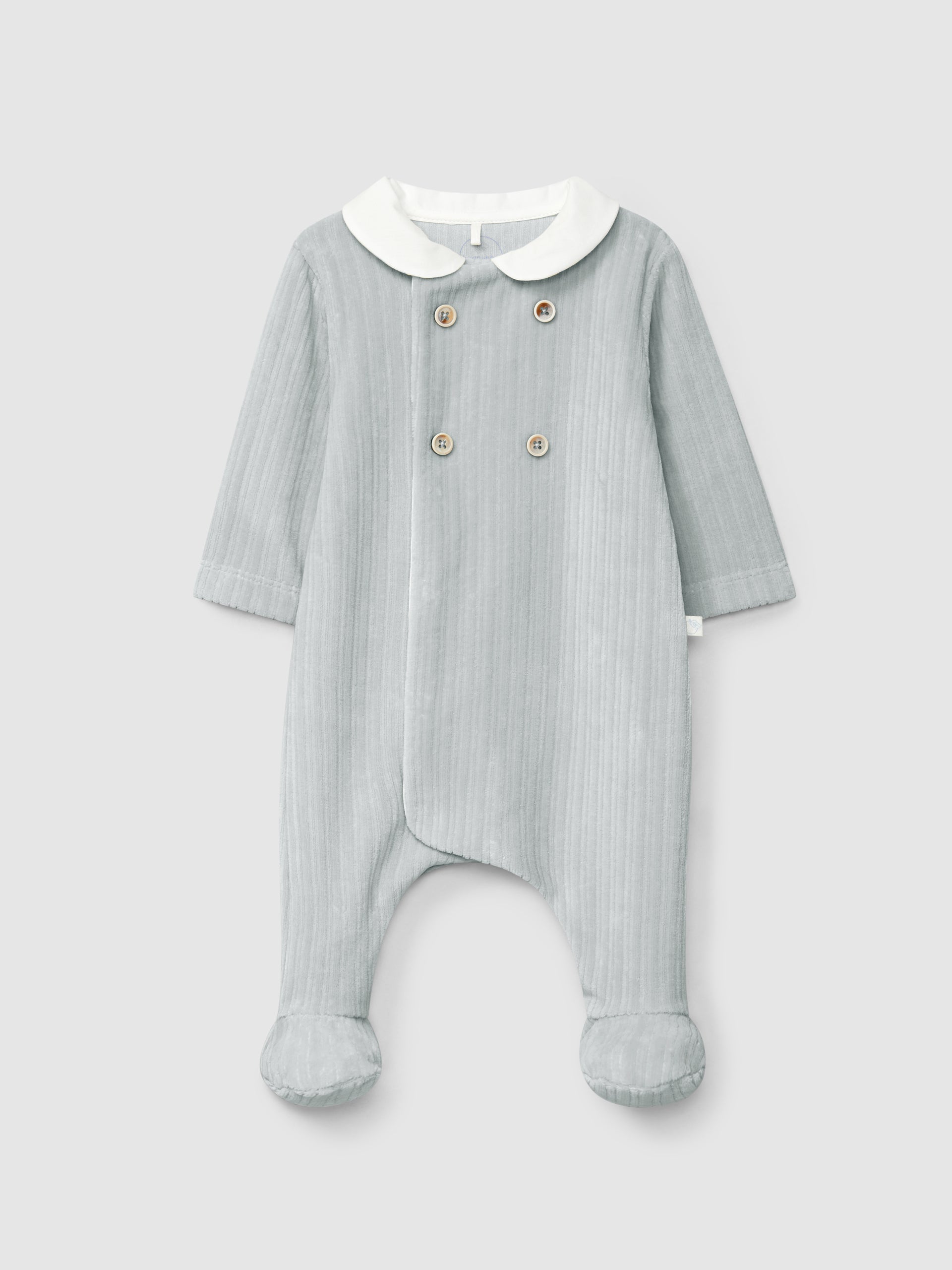 Babygrow Veludo Canelado Botões