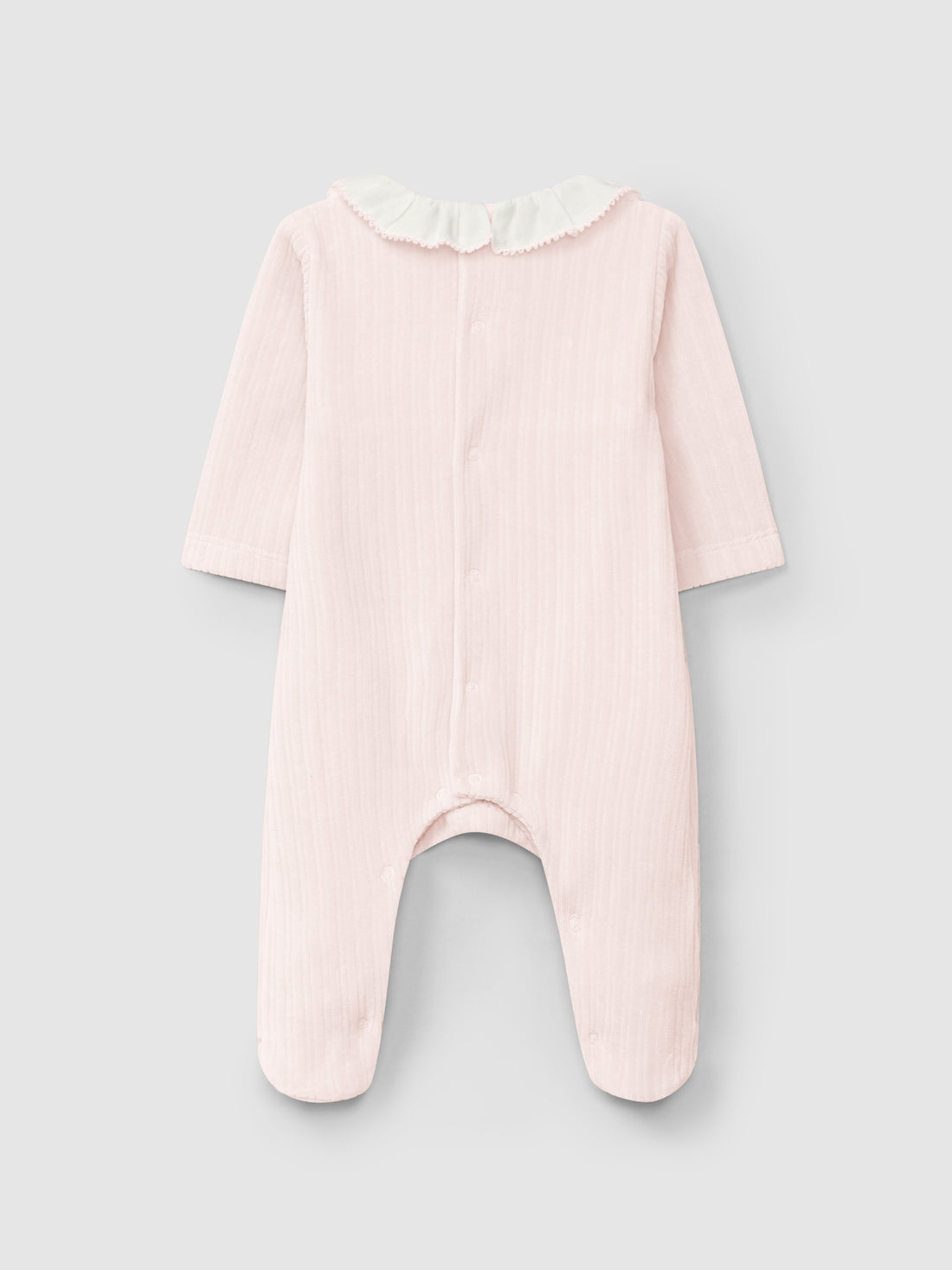 Babygrow Veludo Canelado Gola Folho