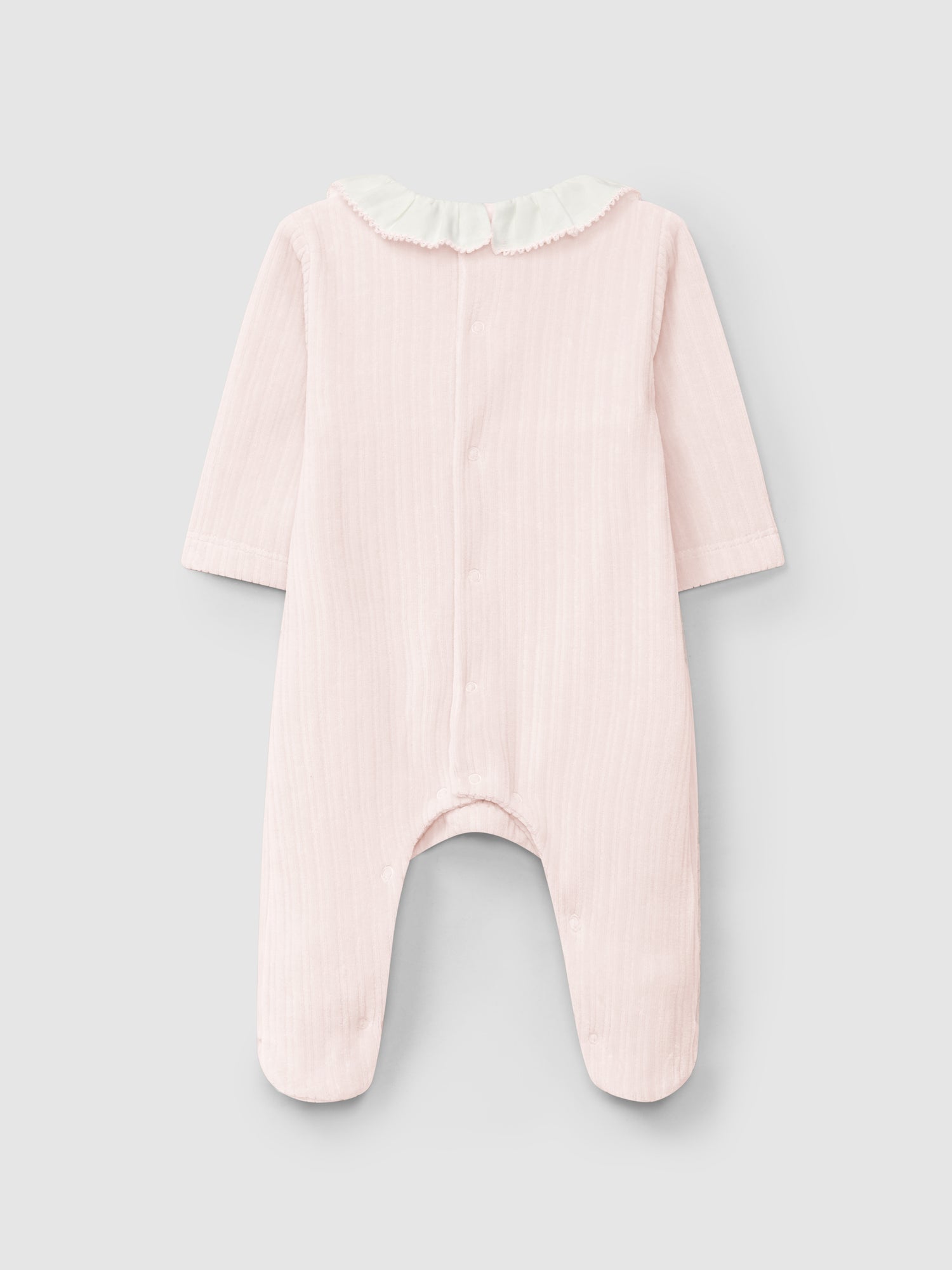 Babygrow Veludo Canelado Gola Folho