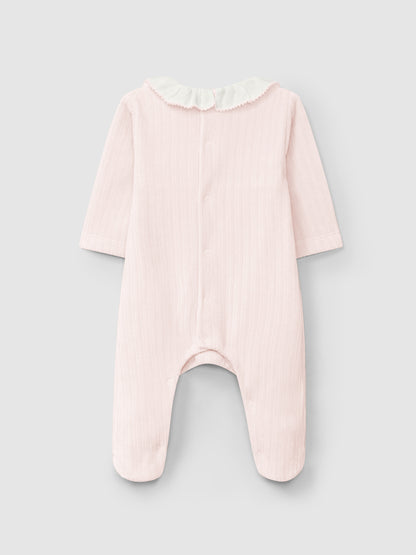 Babygrow Veludo Canelado Gola Folho