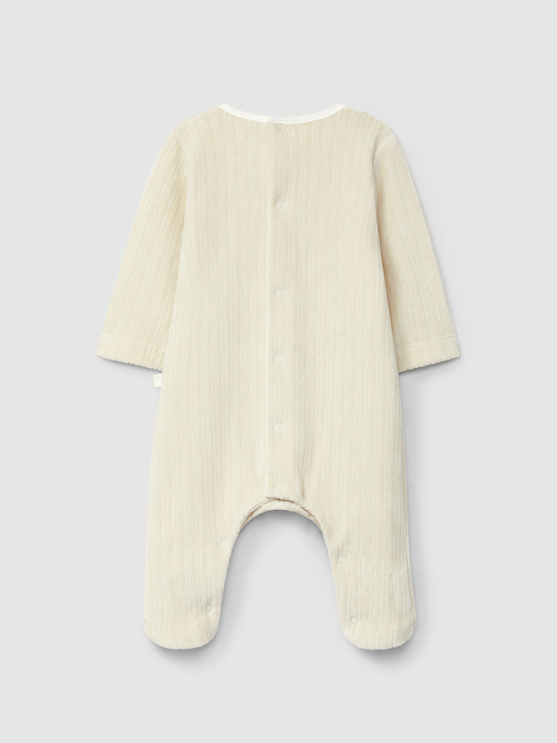 Babygrow sem Gola Veludo Canelado