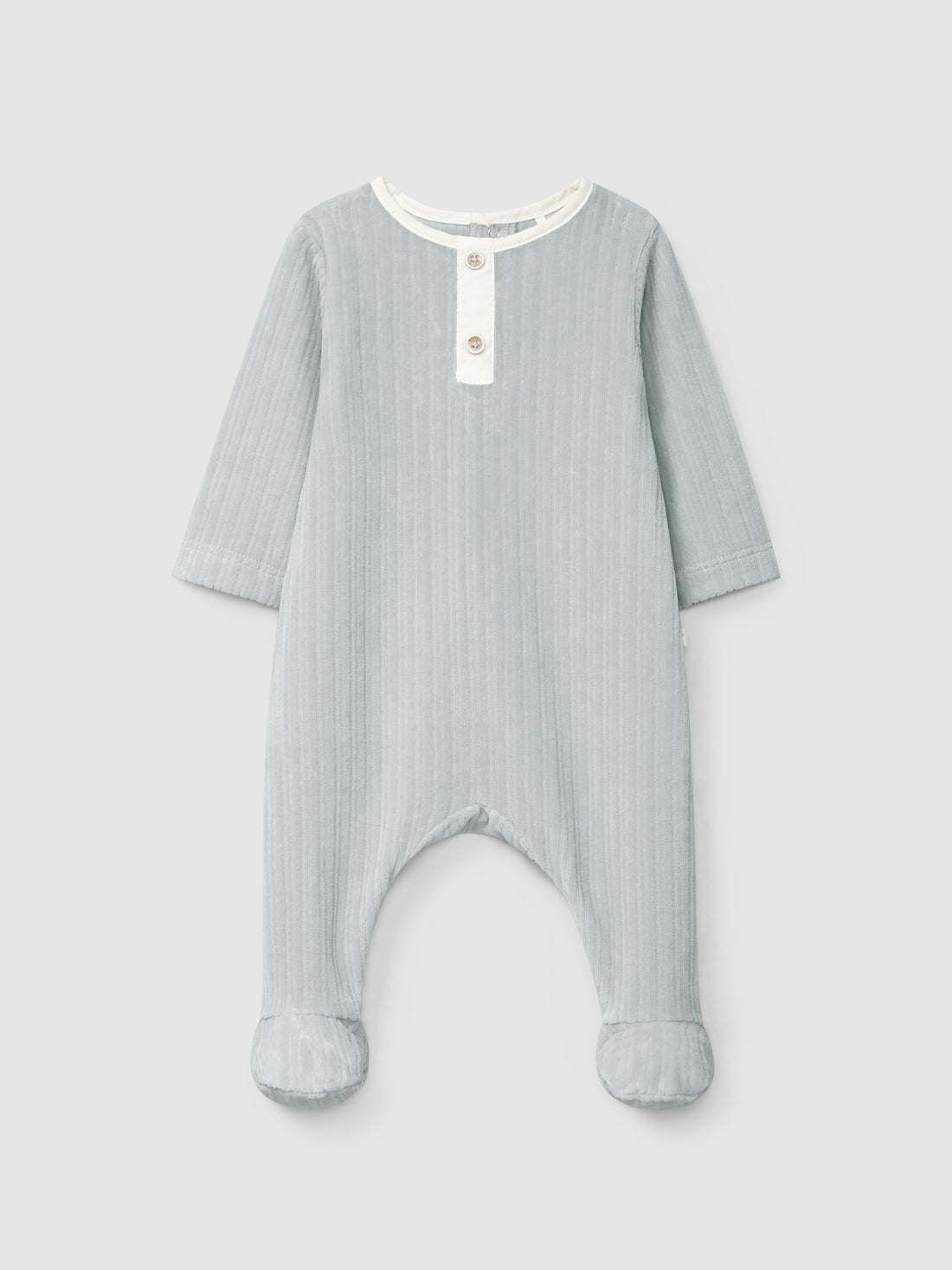 Babygrow sem Gola Veludo Canelado
