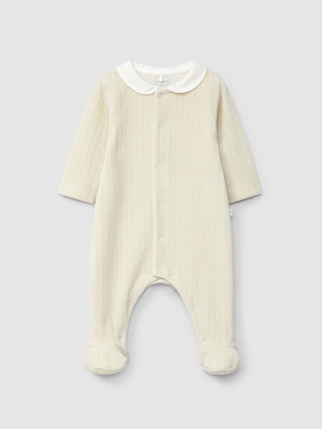Babygrow Veludo Canelado Gola Redonda