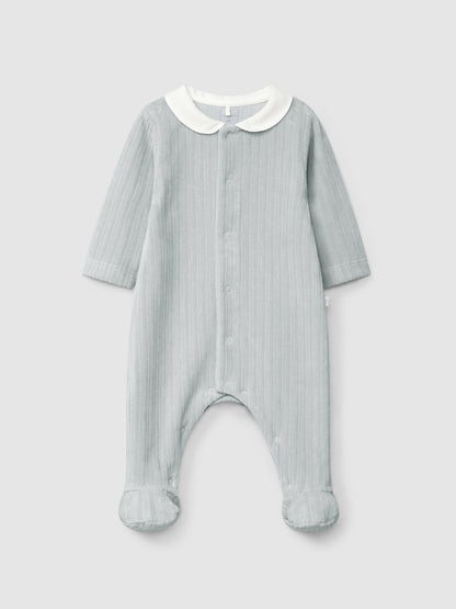 Babygrow Veludo Canelado Gola Redonda