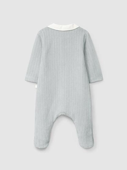 Babygrow Veludo Canelado Gola Redonda