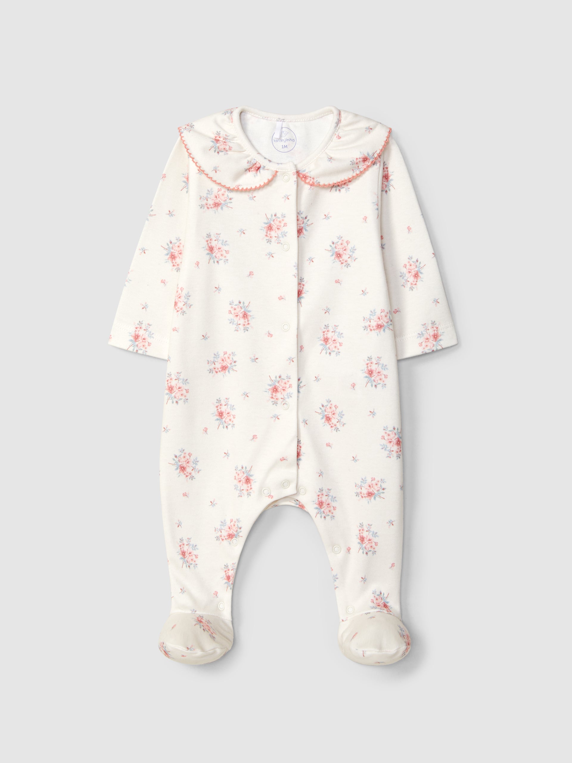 Babygrow Estampado Floral Gola