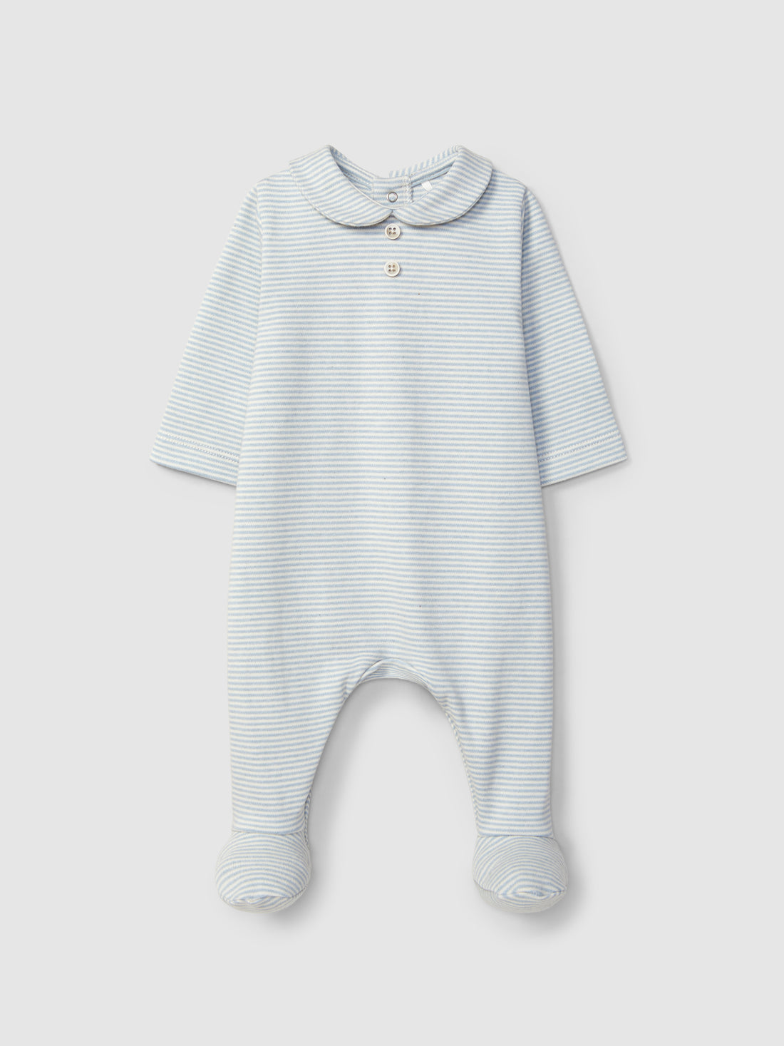Babygrow às Riscas Gola Redonda