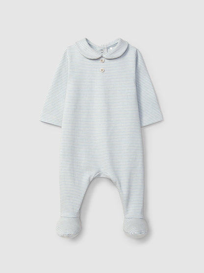 Babygrow às Riscas Gola Redonda