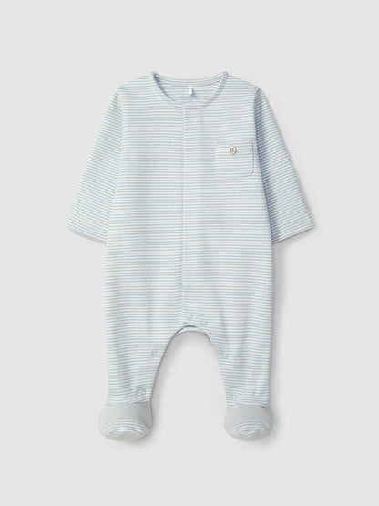 Babygrow às Riscas com Bolso